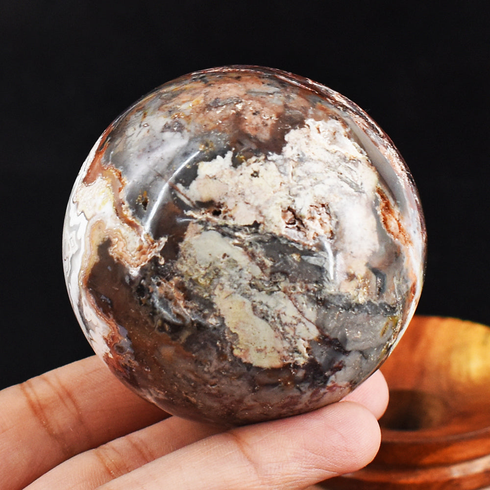 Awesome 1199.00 Cts Genuine Crazy Lace Agate Crystal Specimen Gemstone Healing Sphere