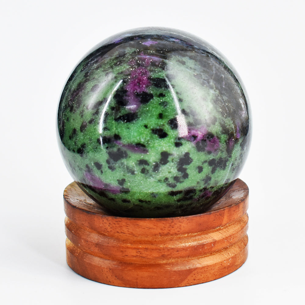 Awesome 1298.00 Cts Gensuine Ruby Zoisite Crystal Specimen Gemstone Healing sphere