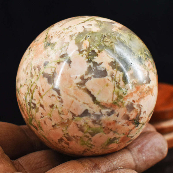 Amazing Indian Opal Hand Carved Crystal Healing Sphere