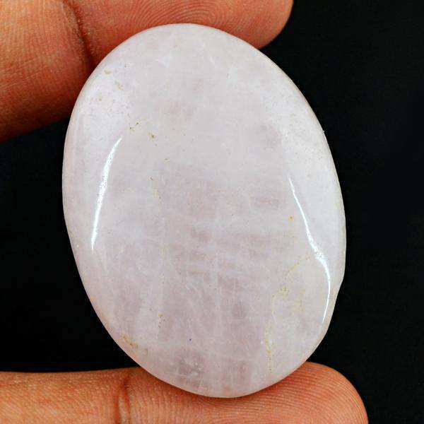 gemsmore:Amazing Natural Pink Rose Quartz Oval Shape Untreated Loose Gemstone