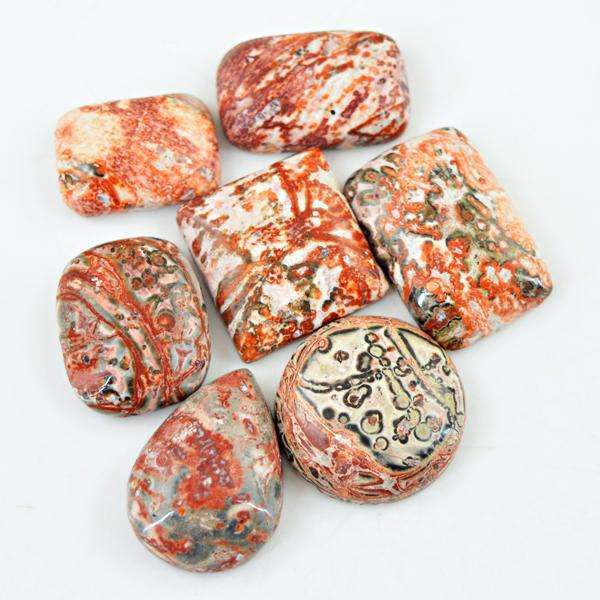 gemsmore:Amazing Natural Poppy Jasper Untreated Loose Gemstone Lot