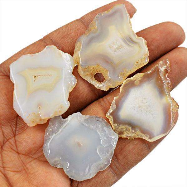 gemsmore:Amazing Slice Agate Untreated Loose Gemstone Lot