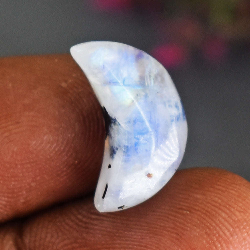 gemsmore:Awesome 7 Cts Genuine Blue Flash Moonstone Moon Gemstone