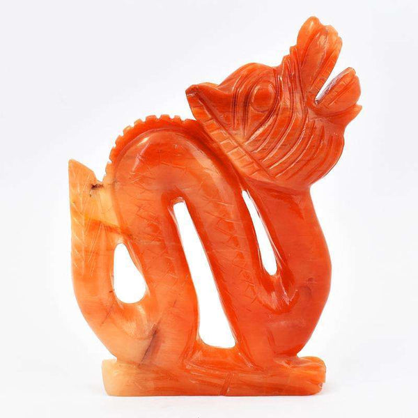 gemsmore:Beautifully Hand Carved Aventurine Dragon