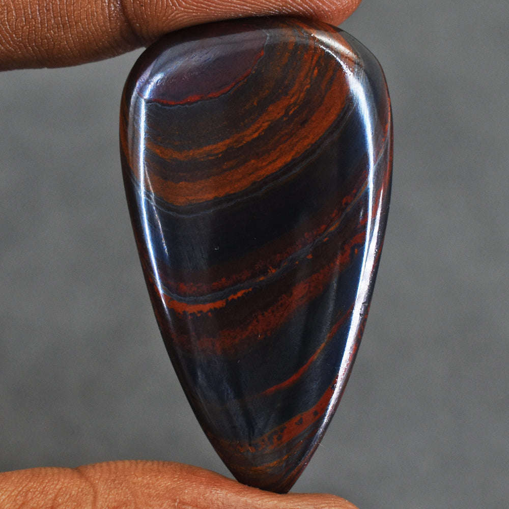 gemsmore:Exclusive 79 Cts Genuine Red Iron Tiger Eye Gemstone