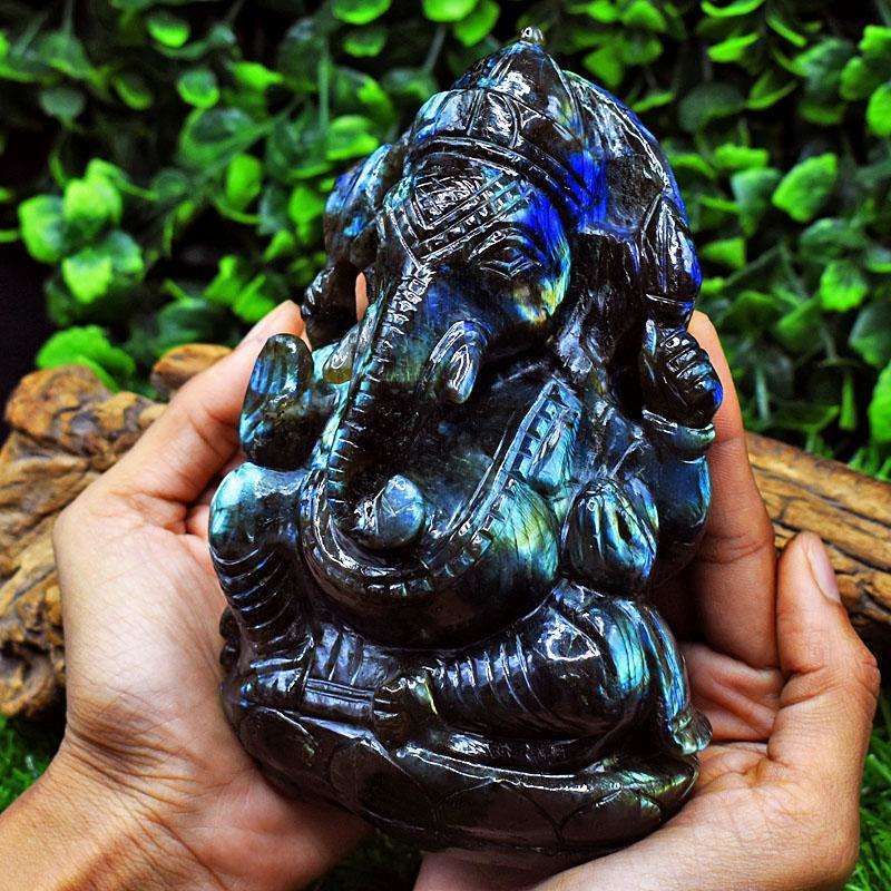 Beautiful Labradorite Crystal Carving store