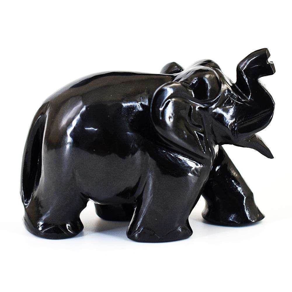 gemsmore:Exclusive Spinel Hand Carved Genuine Crystal Gemstone Carving Elephant