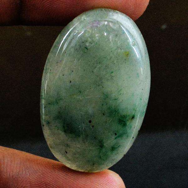 gemsmore:Genuine Amazing Green Aventurine Oval Shape Loose Gemstone