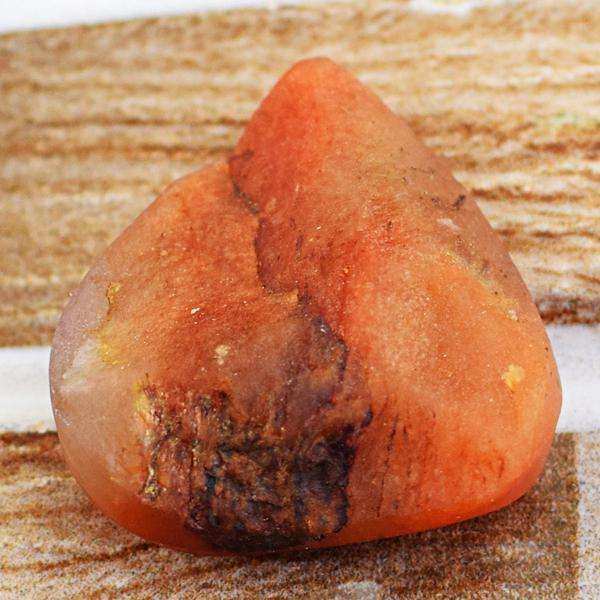 gemsmore:Genuine Amazing Orange Aventurine Druzy Untreated Loose Gemstone