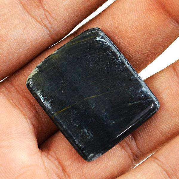 gemsmore:Genuine Blue Power Tiger Eye Loose Gemstone