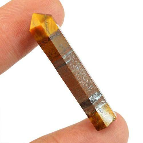 gemsmore:Genuine Golden Tiger Eye Healing Point