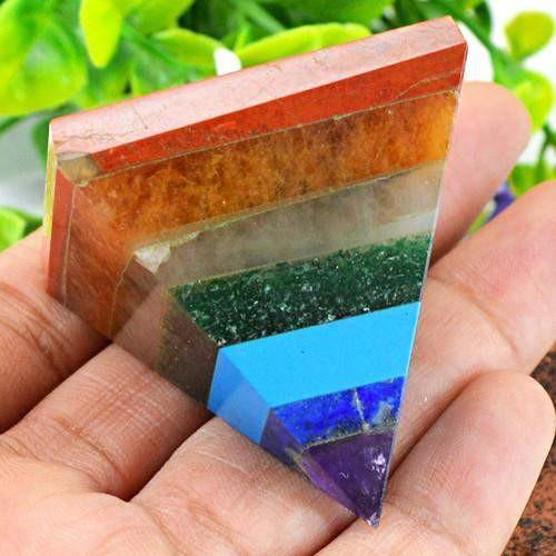 gemsmore:Genuine Seven Chakra Gems Healing Pyramid