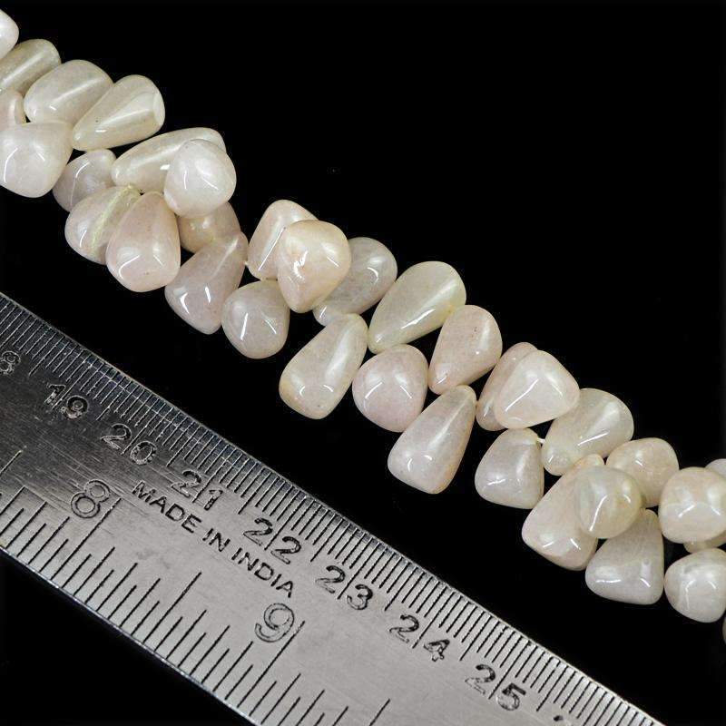 gemsmore:Natural Agate Beads Strand - Untreated Drilled