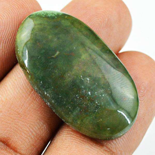 Amazing Natural Oval Shape Green Jasper Untreated Loose Gemstone