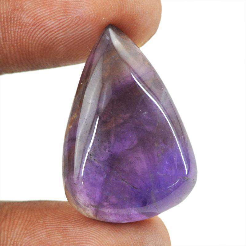 gemsmore:Natural Amazing Purple Amethyst Pear Shape Gemstone