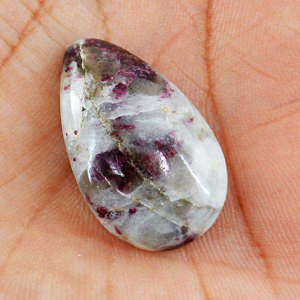 gemsmore:Natural Amazing Rubelite Pear Shape Untreated Loose Gemstone