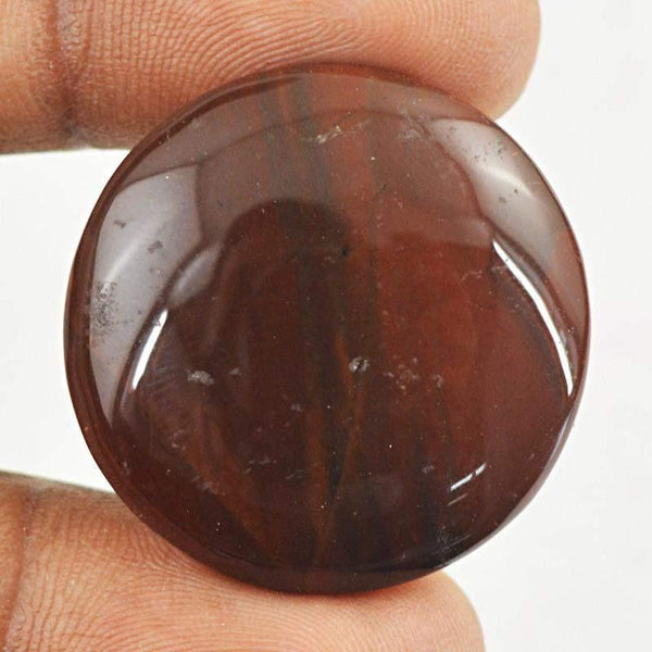 gemsmore:Natural Brown Jasper Round Shape Loose Gemstone