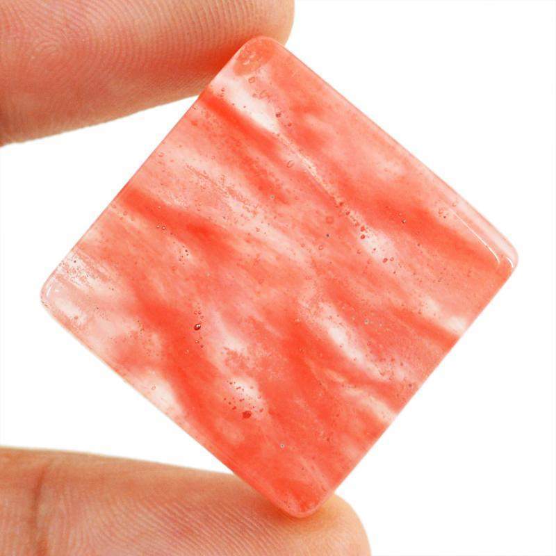 gemsmore:Natural Cherry Quartz Untreated Genuine Gemstone