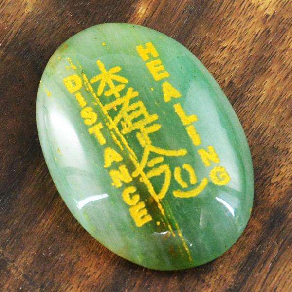 gemsmore:Natural Green Aventurine Oval Shape Untreated Loose Gemstone