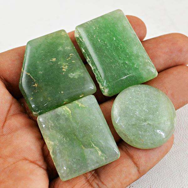 gemsmore:Natural Green Aventurine Untreated Loose Gemstone Lot