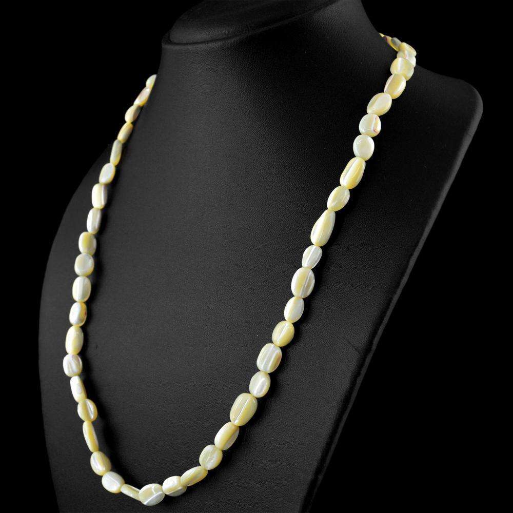 Mother of Pearl Beaded Necklace, 2mm Pearl Micro Faceted Round Bead Necklace,  Tiny Beads Necklace 16 36 Inch, Minimalist Necklace, Gift - Etsy