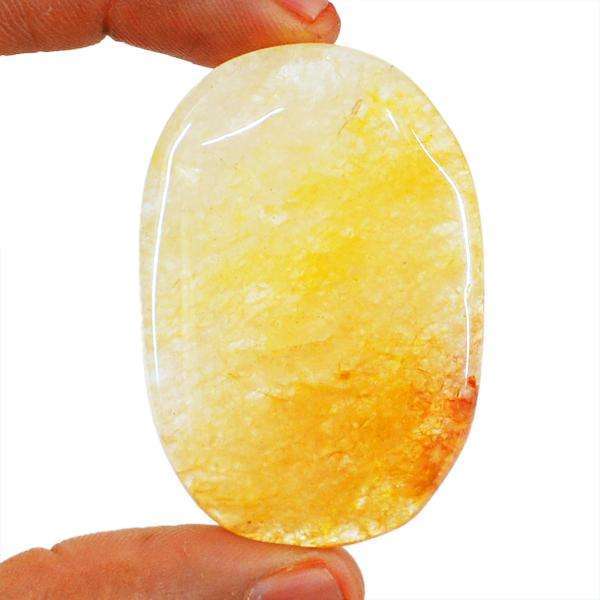 gemsmore:Natural Orange Aventurine Oval Shape Untreated Loose Gemstone