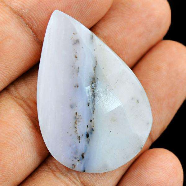 gemsmore:Natural Pear Shape Faceted Pink Opal Loose Gesmtone