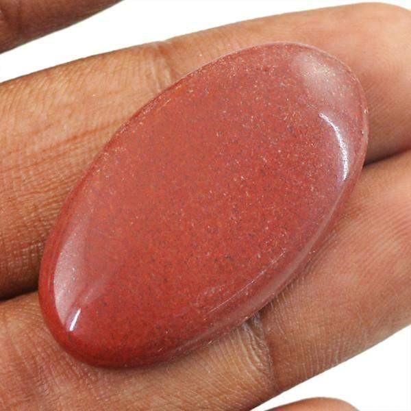 gemsmore:Natural Red Jasper Oval Shape Loose Gemstone