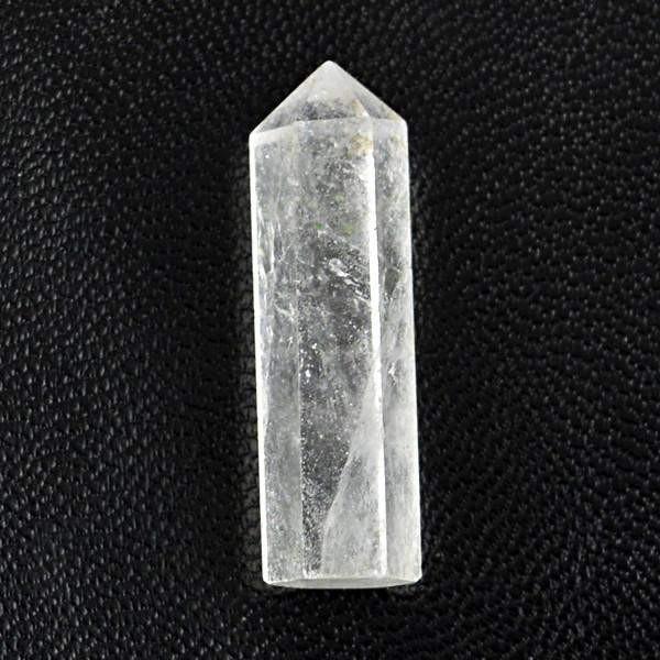 gemsmore:Natural White Quartz Untreated Meditation Healing Point