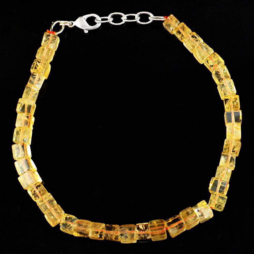 Buy the Citrine Gemstone Bracelet Online | Peace N Beads – Peace N Beads  Design