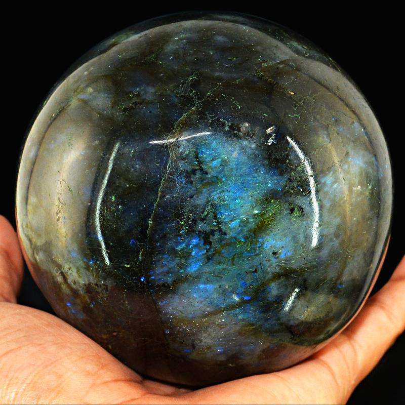 gemsmore:SOLD OUT : Amazing Flash Labradorite Reiki Healing Sphere